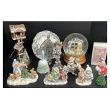 Lot w/ Cherished Teddies Figures, KeepSake Joyful