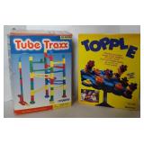 Tube Traxx & Topple Games