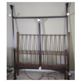 Metal Bed Frame, approx 5