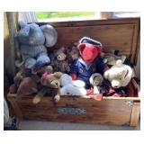 Lane Cedar Chest Containing Assorted Stuffed