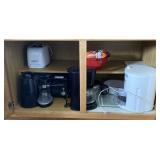 Contents of Cabinets: Coffee Makers, Toasters,