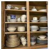 Contents of Cabinets: Assorted Dish Ware Sets