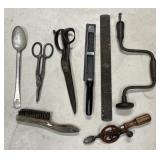 Lot w/ Hand Drills, Horse Rasp File, Trumming