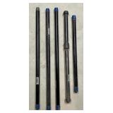 Black Pipes 1/2 " x 24 " , 1/2 " x 12 " , 1/2 " x