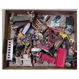 Lot of Mini Accessories Including Dressers,