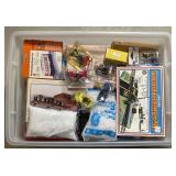 Bin w/ Real Plastic Snow, Lemax Figures, Lionel
