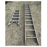 Aluminum Folding Ladder and Extension