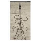 Metal Ornamental Planter StandApprox 4ft