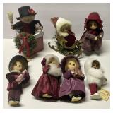 Mimsy Figures  Misty, Muffy, Duffy, And