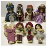 Mimsy Figures Trinette, Joey, Topaz King, Ruby