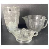 Rosenthal Lead Crystal Vase, Anchor Hocking
