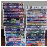 VHS Tapes incl. Alladin, Bambi, Spirit, & More