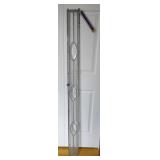 Art Nouveau Style Glass Wall Hang, approx 63"