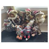 Lot w/ Various Teddy Bears Including Sandy Bears,