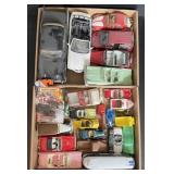 Lots w/ Model Cars Including Thunderbird 500, BMW