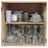 Contents incl. Glassware & Porcelain Decorative