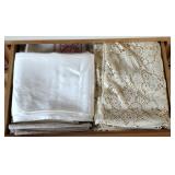 Contents of Drawer incl. Various Linens