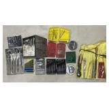 Lot w/ Drill Bit Sets, Drill Attachments, And