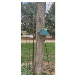 Lot of Metal Bird Feeder & Hook Poles 6