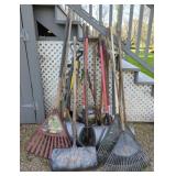 Yard/Garden Tools Inc, Racks, Shovels, Hoes, etc.