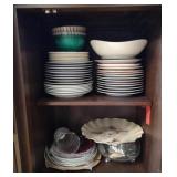 Contents of Cabinet incl. Decorative Ceramic