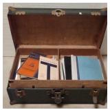 Vtg. Samson Metal Trunk w/ Booklets Including