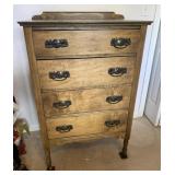 Victorian Farmhouse Style Wooden Dresser Approx