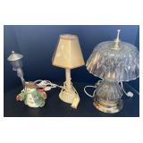 Lead Crystal Accent Lamp, Hallmark Mitford