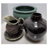 Vtg Hull Drip Pitcher (A50) Bowl/ Dish (A51) &