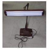 Vtg. Industrial Dazor Floating Arm Drafting Lamp