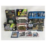 Large Lot Of Star Wars Action Figure Sets In