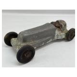 Vintage Cast Metal Racer Toy Measures