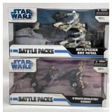 Lot Of (2) 2008 Star Wars Battle Packs Action