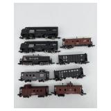 Lot Of N Scale Non Powered Locomotives & Train
