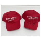(2) Firestone Racing Indy 500 Signed Hat Sold