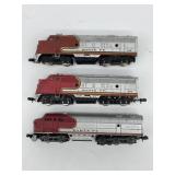 (3) N Scale Santa Fe Locomotive / Train