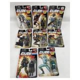 Lot Of (8) 2008 Hasbro 25th Anniv Action Figures