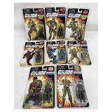 Lot Of (8) 2008 Hasbro 25th Anniv Action Figures