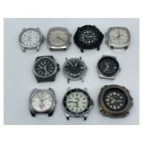 Lot Of 10 Watch Faces