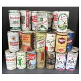 (Q) Collection Of Beer Cans: Falstaff, Kingsbury,