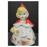 (E) Hull Ware Little Red Riding Hood Cookie Jar