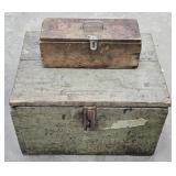 (F) Lot Of Vintage Wooden Boxes, (4.5"ï¿½12"ï¿½4.5)