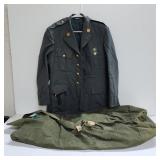 (AM) Military Jacket and Duffel Bag