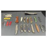(E) Lot Of Pocket Knives. Brands Include