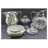 (Q) Mixed Lot Includes: Solid Pewter 5-Pint,