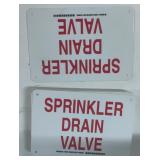 (ZZ) Fire Equipment Sign: Plastic, Mounting Holes