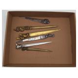 (M)"Brass letter openers 12"