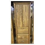 (M) Vintage Wooden Cabinet 27ï¿½ x 18ï¿½ x 76ï¿½