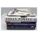 (S) 5 Various Books Including Colin Powell with