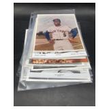 (D) Baseball signed collectors photos 12 total
